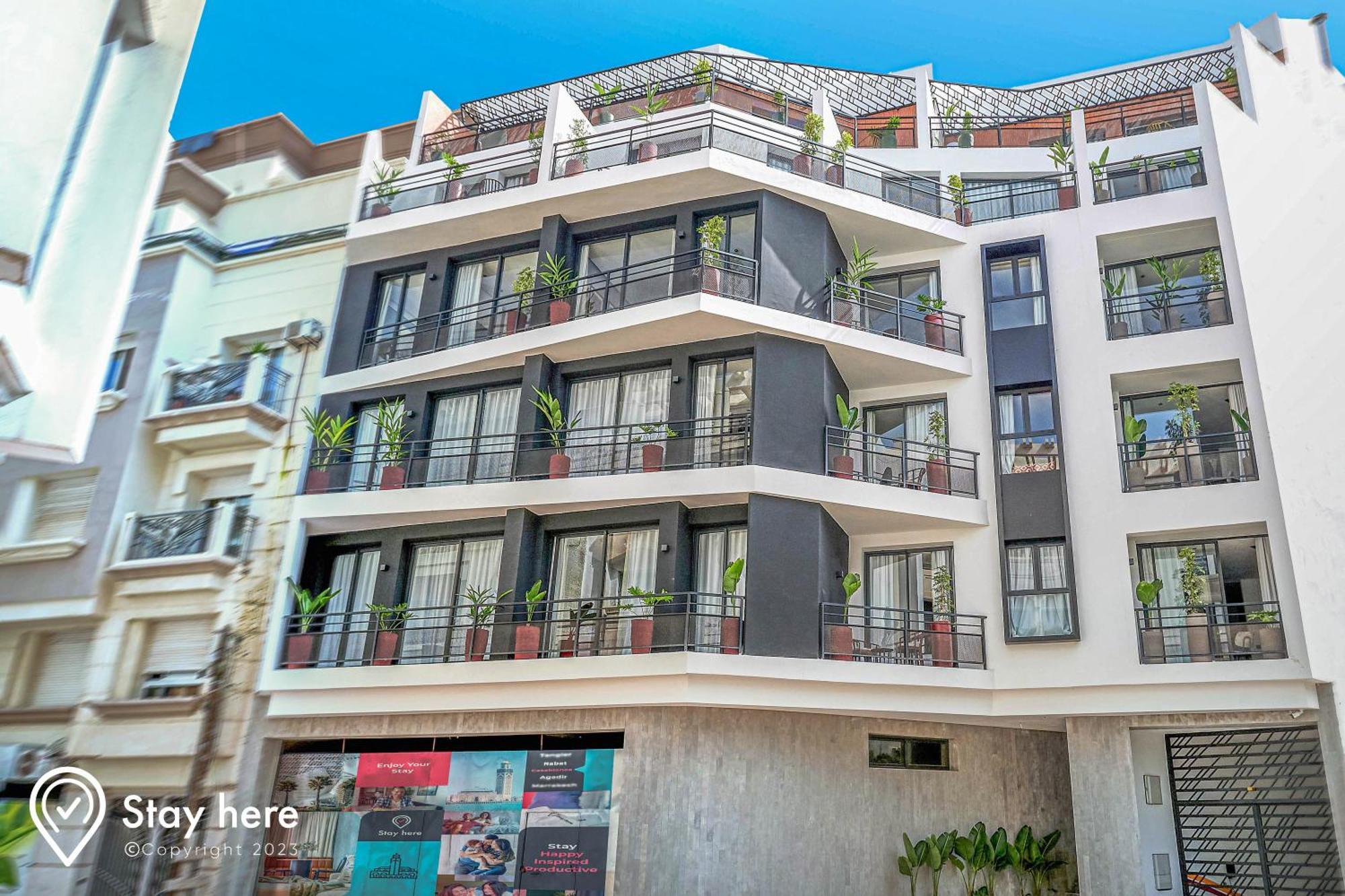 Stayhere Casablanca - Maarif - Elite Residence Екстер'єр фото
